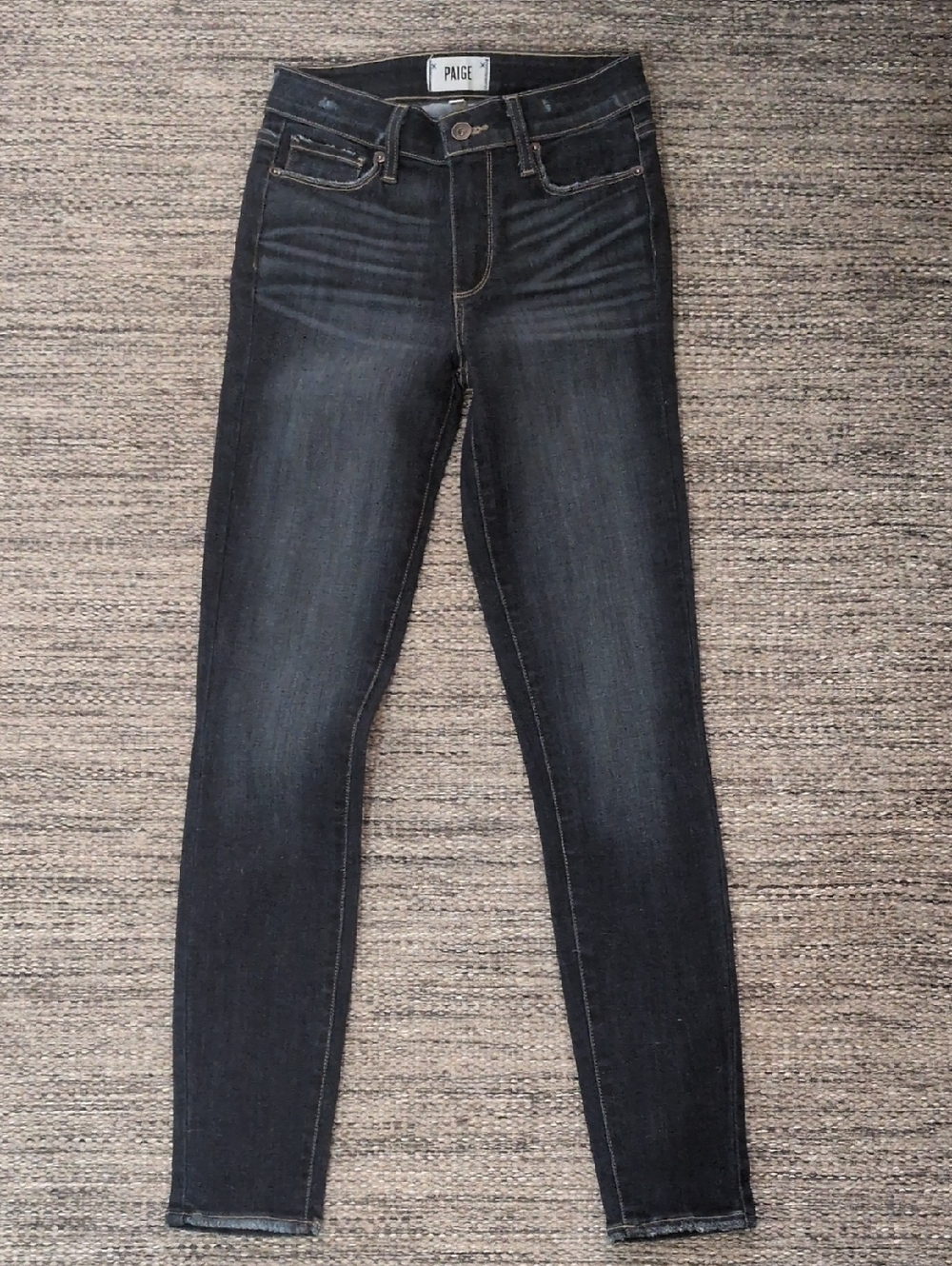 Paige Hoxton High Rise Ankle Skinny Jeans - Size 25